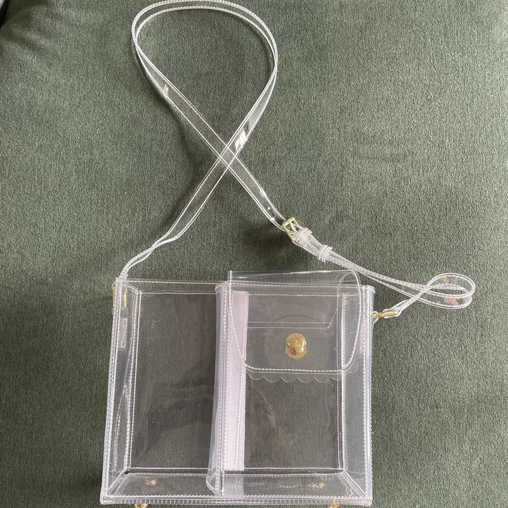 Kate Gabrielle Clear Cup Holder Purse